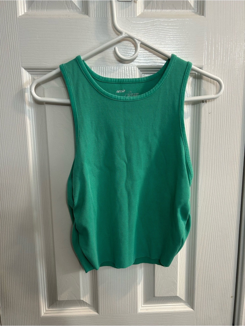 Aerie Ribbed Tank Top green size large